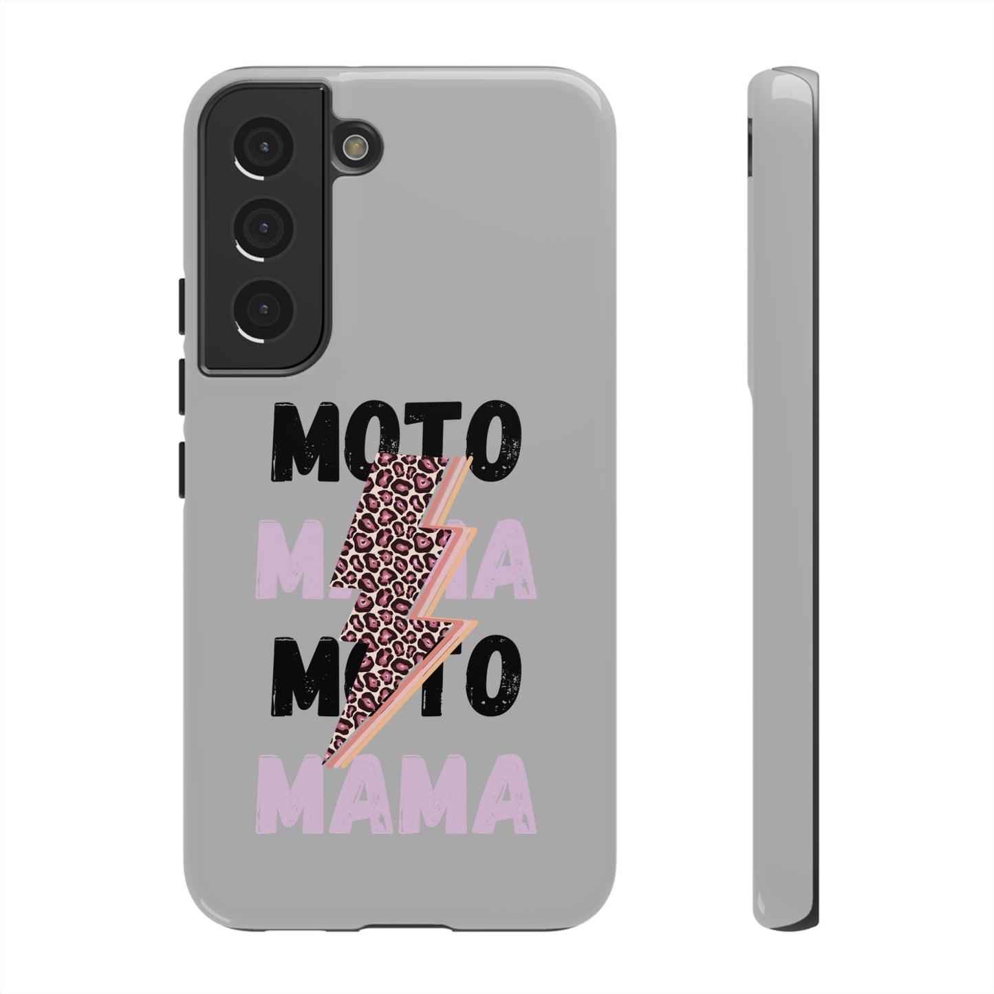 Moto Mama Phone Case - Stylish Tough Cover with Lightning Design