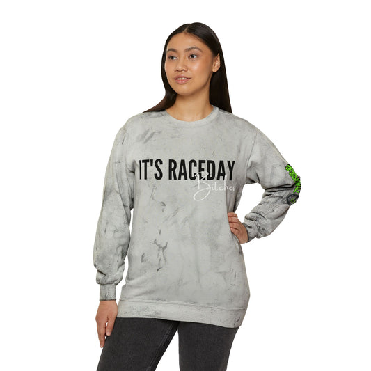 Raceday Vibes Sweatshirt - Perfect for Race Fans, Unisex Crew Neck, Casual Comfort, Gift for Motorsport Lovers, Race Day Apparel