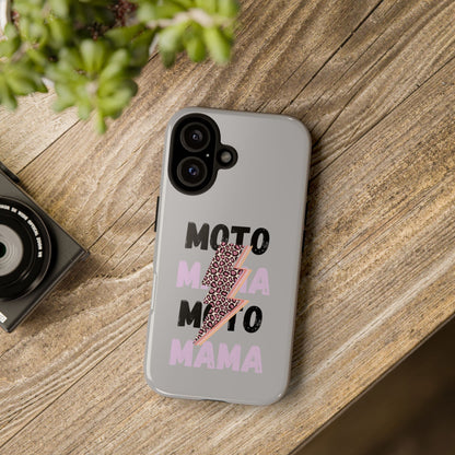 Moto Mama Phone Case - Stylish Tough Cover with Lightning Design