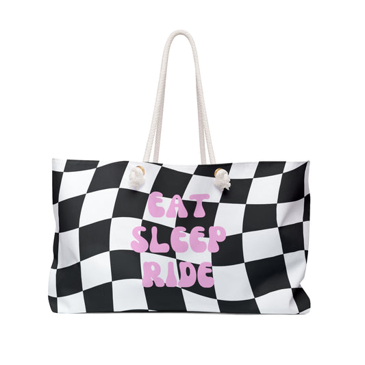 Retro Racing Weekender Bag