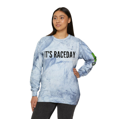 Raceday Vibes Sweatshirt - Perfect for Race Fans, Unisex Crew Neck, Casual Comfort, Gift for Motorsport Lovers, Race Day Apparel