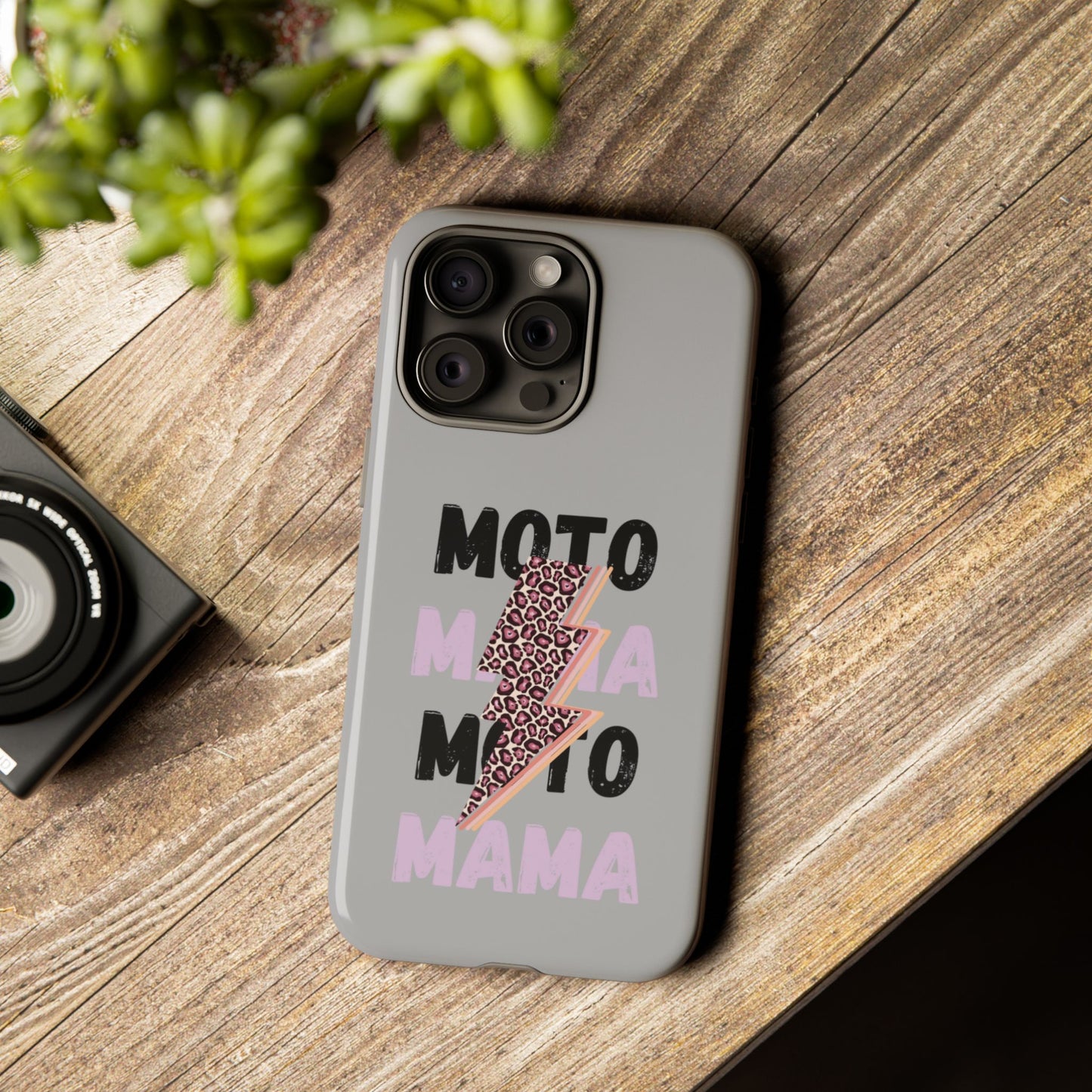 Moto Mama Phone Case - Stylish Tough Cover with Lightning Design