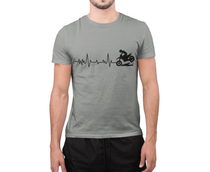 Dirt Bike Heartbeat T-Shirt