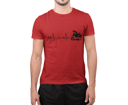 Dirt Bike Heartbeat T-Shirt