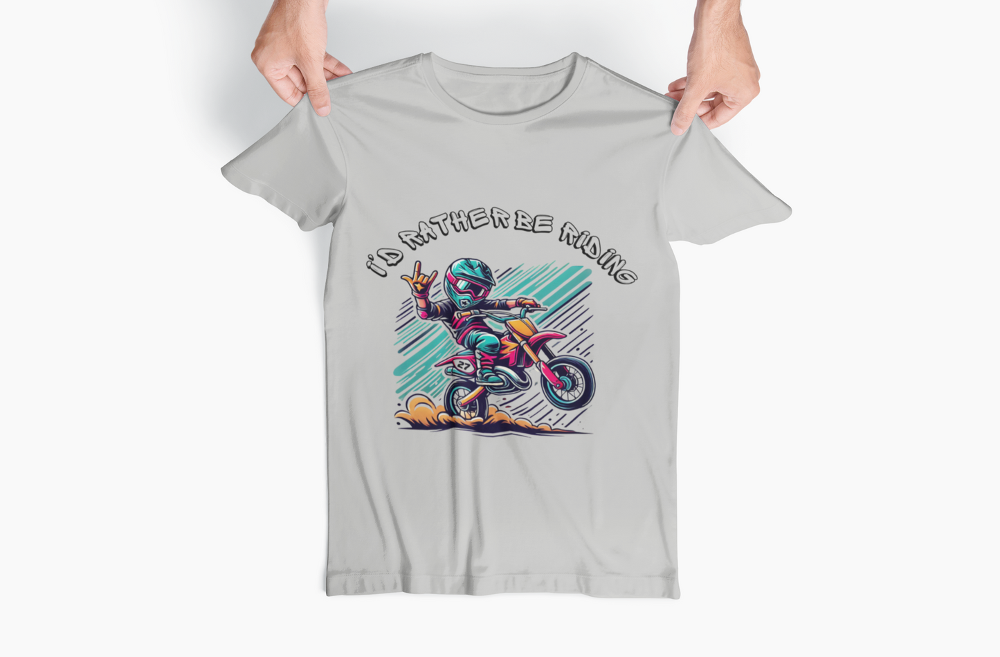 Youth T-Shirt 'I'd Rather Be Riding'