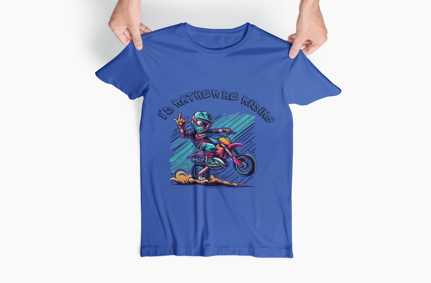 Youth T-Shirt 'I'd Rather Be Riding'