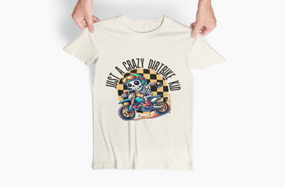 Youth Dirt Bike T-Shirt 'Just A Crazy Dirt Bike Kid'