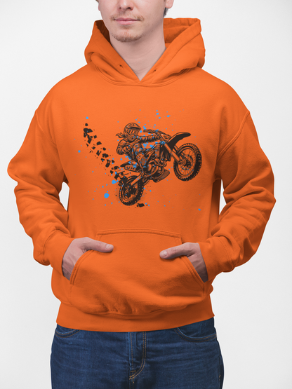 Paint Splatter Dirt Bike Sweatshirt