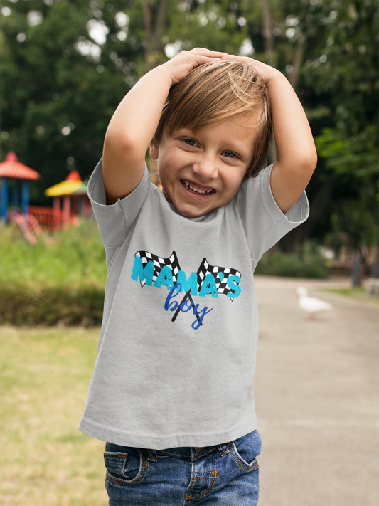 Mama's Boy Toddler Short Sleeve Tee - Cute and Comfy Apparel for Little Ones