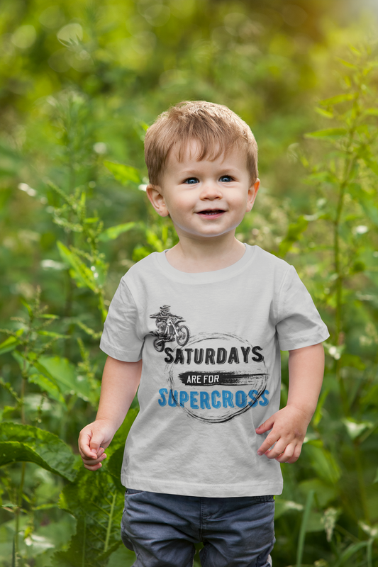 Toddler Supercross Tee - Saturdays Are for Fun!