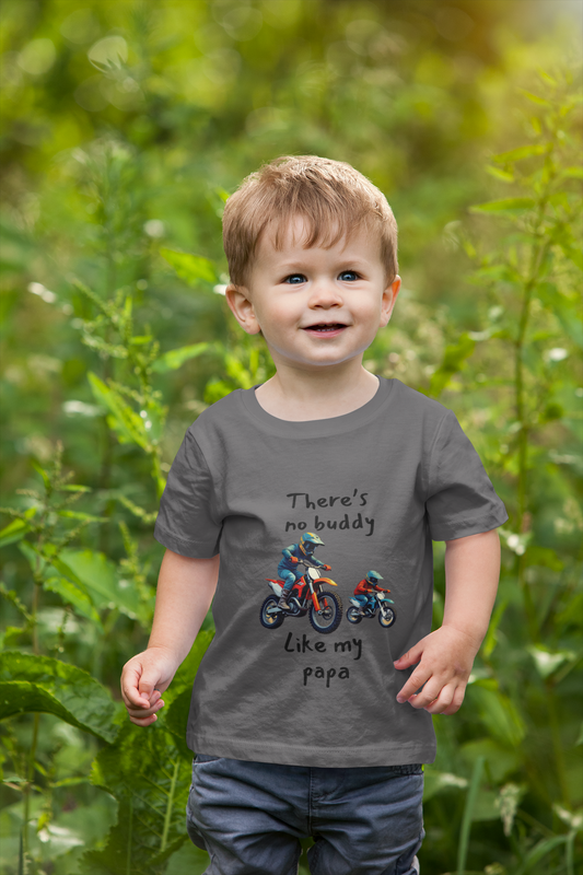 Toddler Tee - 'There Is No Body Like My Papa' Dirtbike Shirt