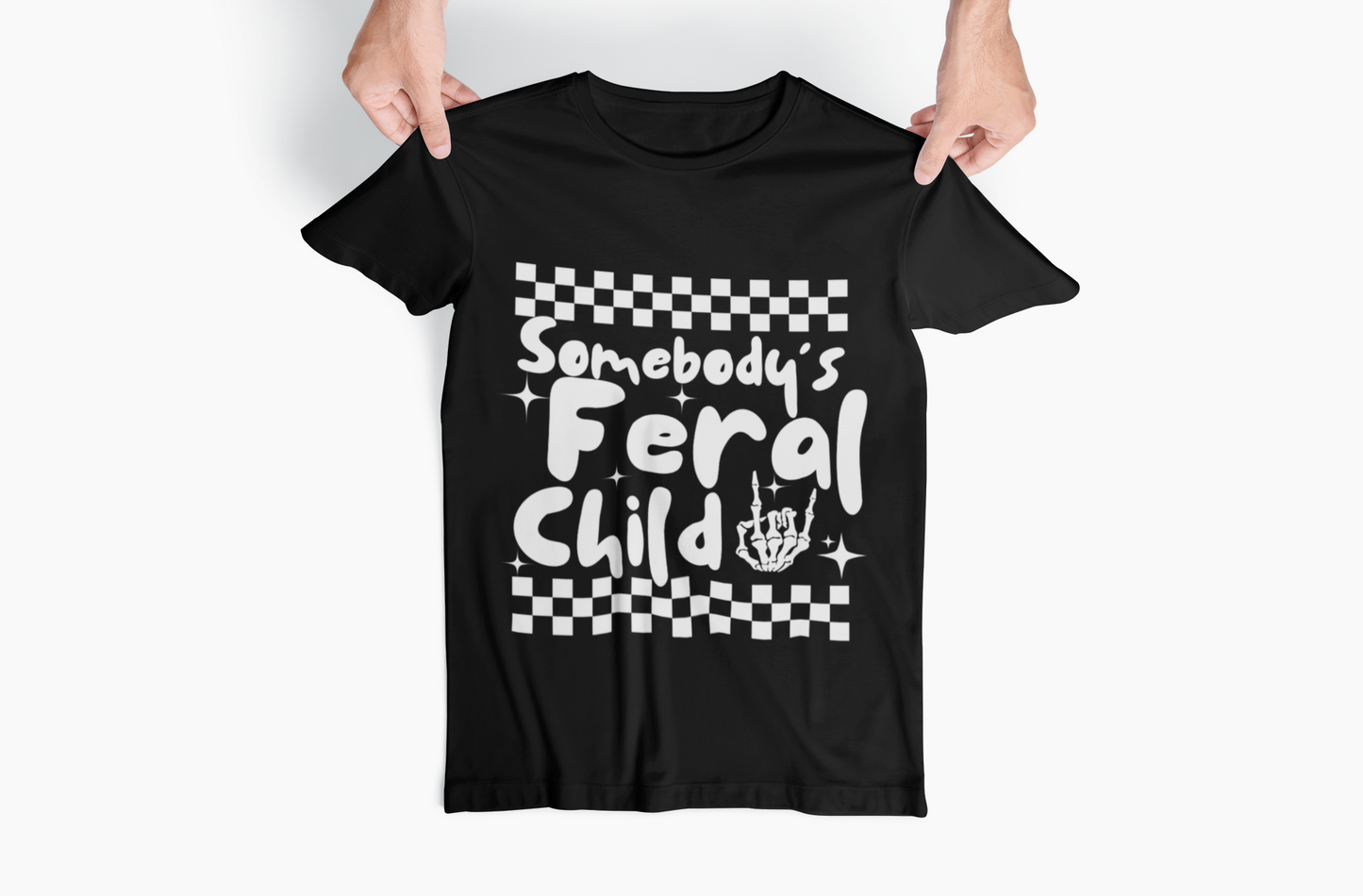 Somebody's Feral Child Youth Tee - Fun Graphic T-Shirt for Kids