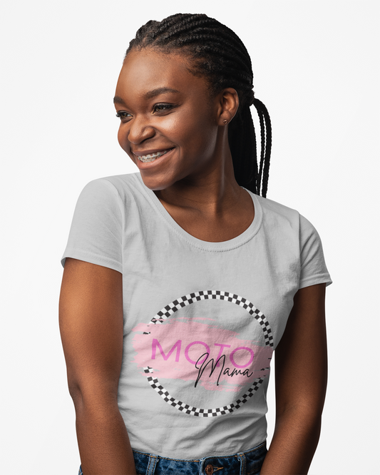 Moto Mom Women's Tee, Motocross Dirtbike Shirt, Softstyle Tshirt for Her, Gift for Offroad Mama, MX Racing Apparel, Mother's Day Present