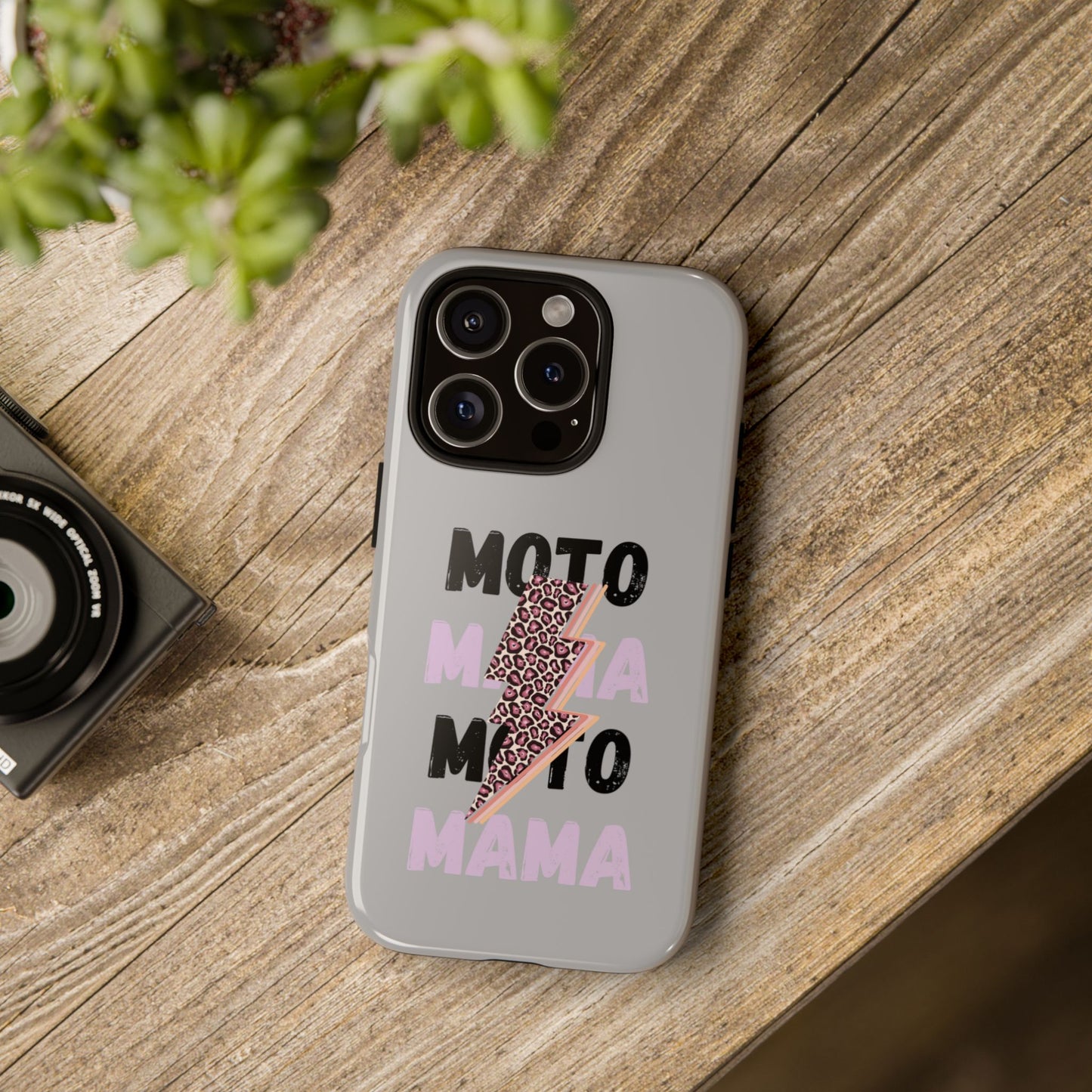 Moto Mama Phone Case - Stylish Tough Cover with Lightning Design