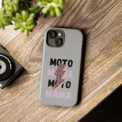 Moto Mama Phone Case - Stylish Tough Cover with Lightning Design