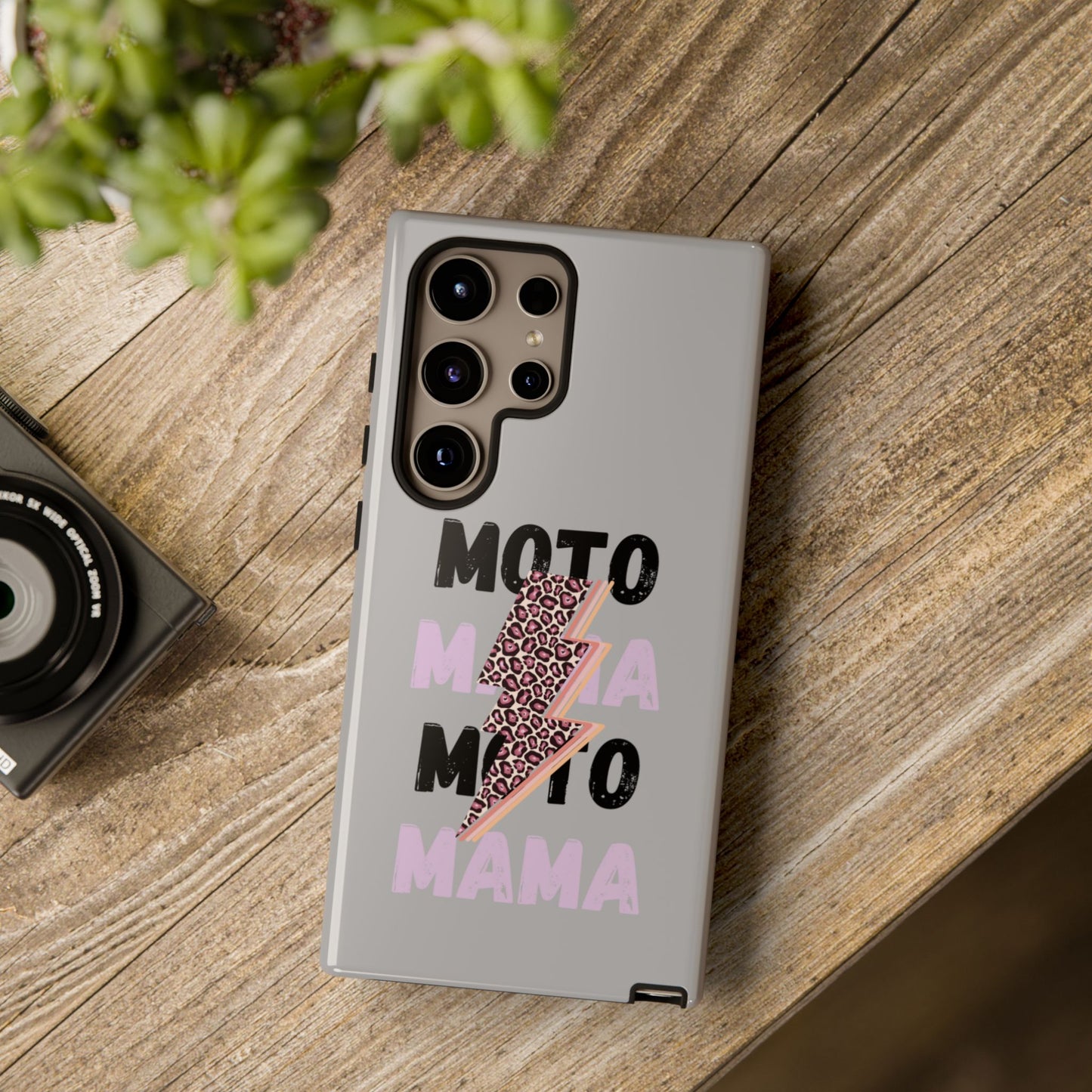 Moto Mama Phone Case - Stylish Tough Cover with Lightning Design