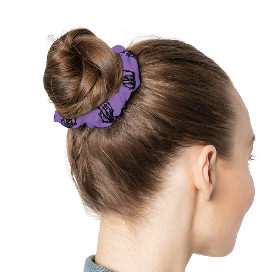 Purple Graphic Scrunchie - Send It Design