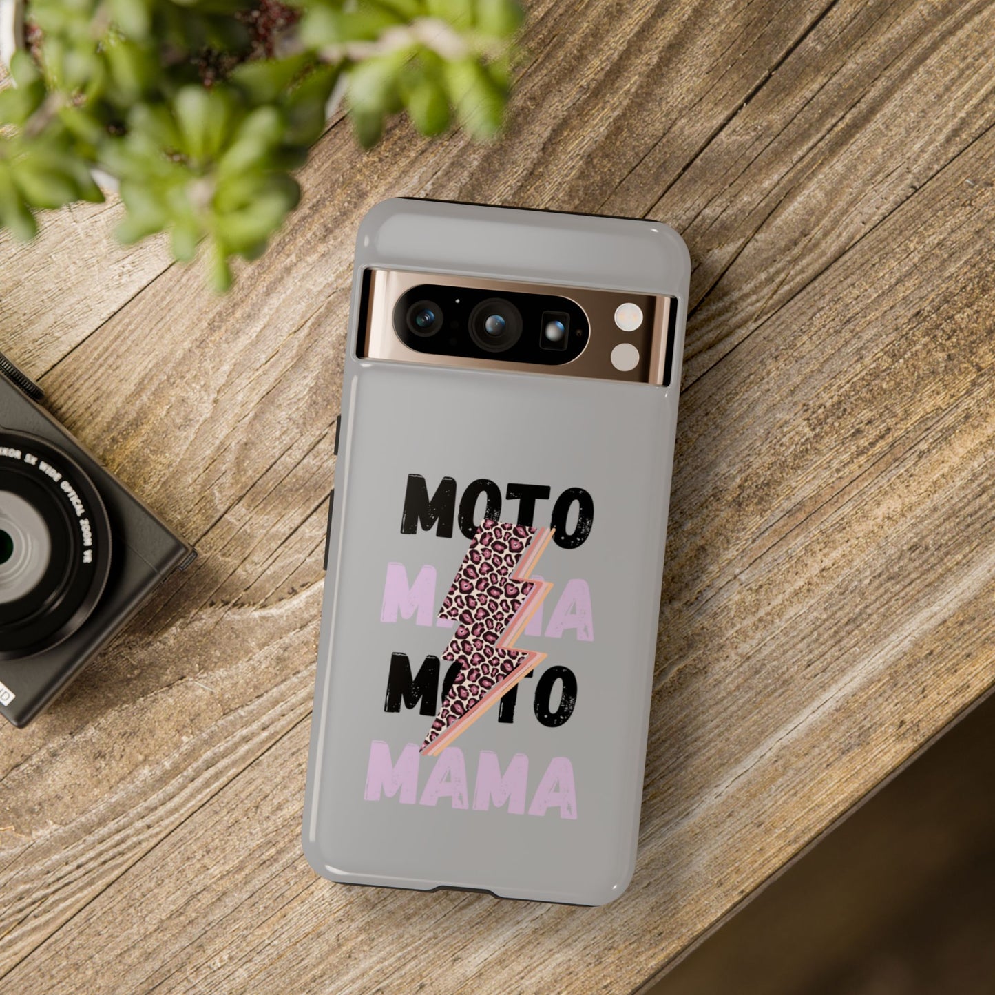 Moto Mama Phone Case - Stylish Tough Cover with Lightning Design