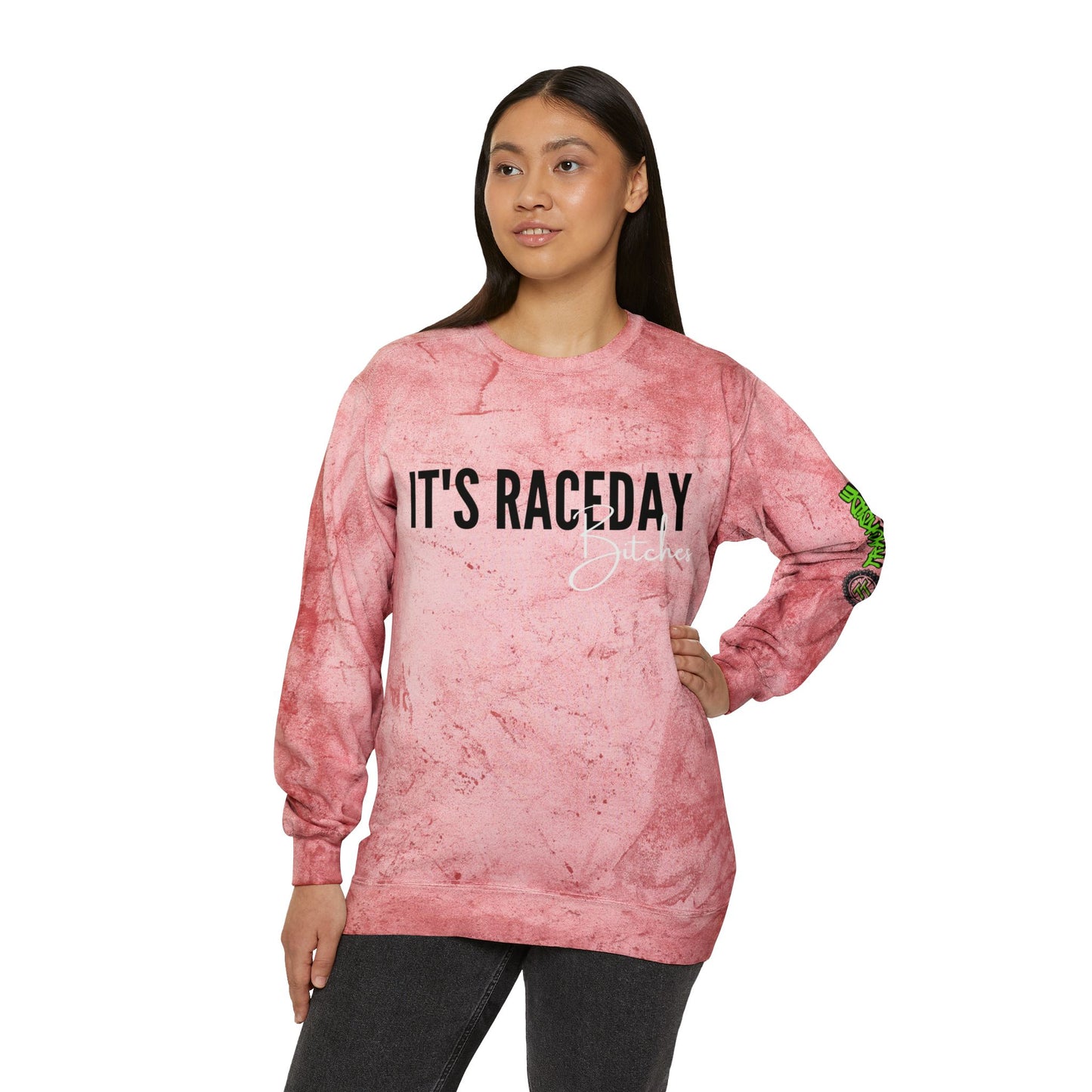 Raceday Vibes Sweatshirt - Perfect for Race Fans, Unisex Crew Neck, Casual Comfort, Gift for Motorsport Lovers, Race Day Apparel