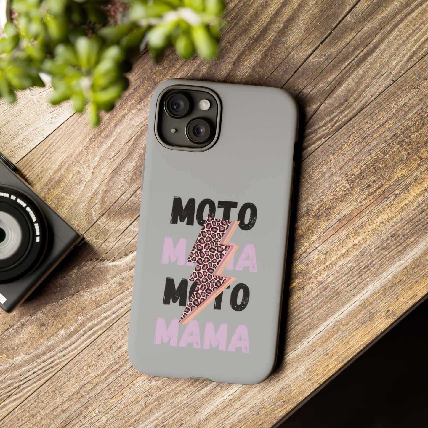 Moto Mama Phone Case - Stylish Tough Cover with Lightning Design