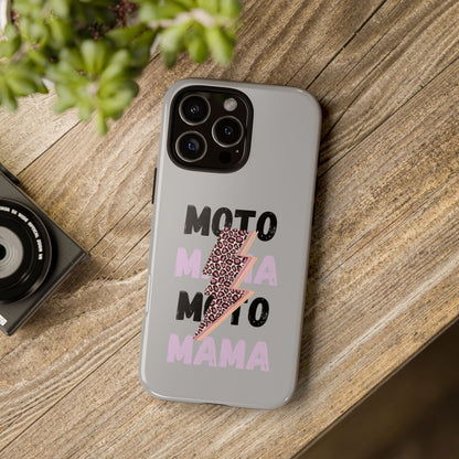 Moto Mama Phone Case - Stylish Tough Cover with Lightning Design