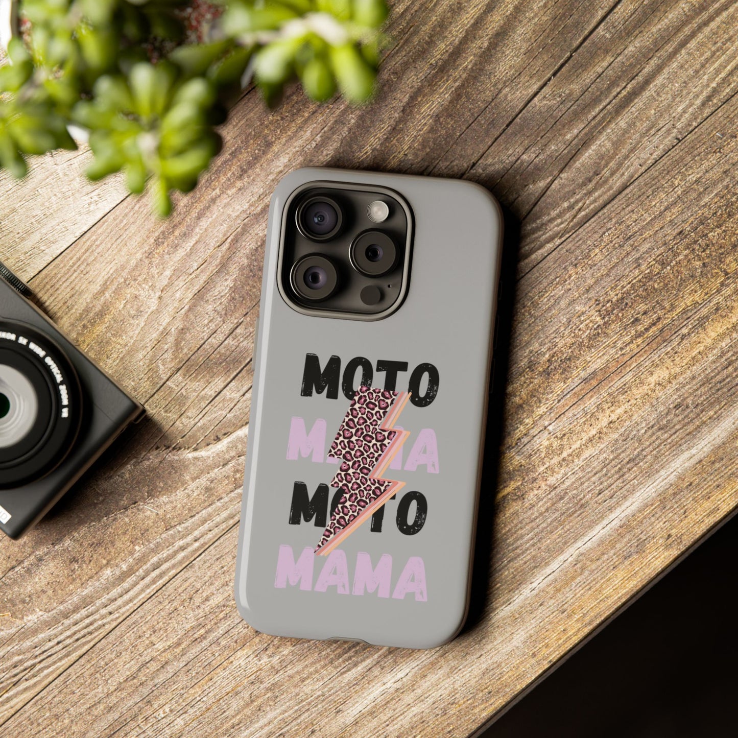 Moto Mama Phone Case - Stylish Tough Cover with Lightning Design