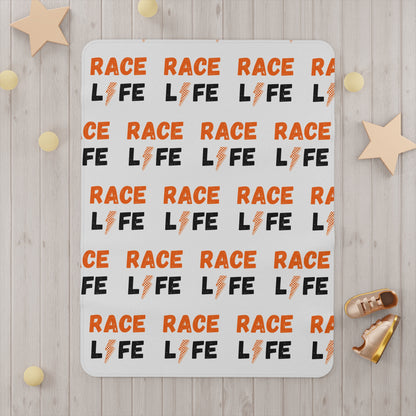 Toddler Blanket - Race Life Theme, Cozy & Fun for Little Racers