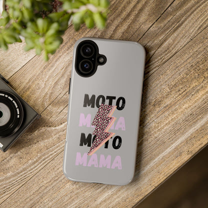 Moto Mama Phone Case - Stylish Tough Cover with Lightning Design