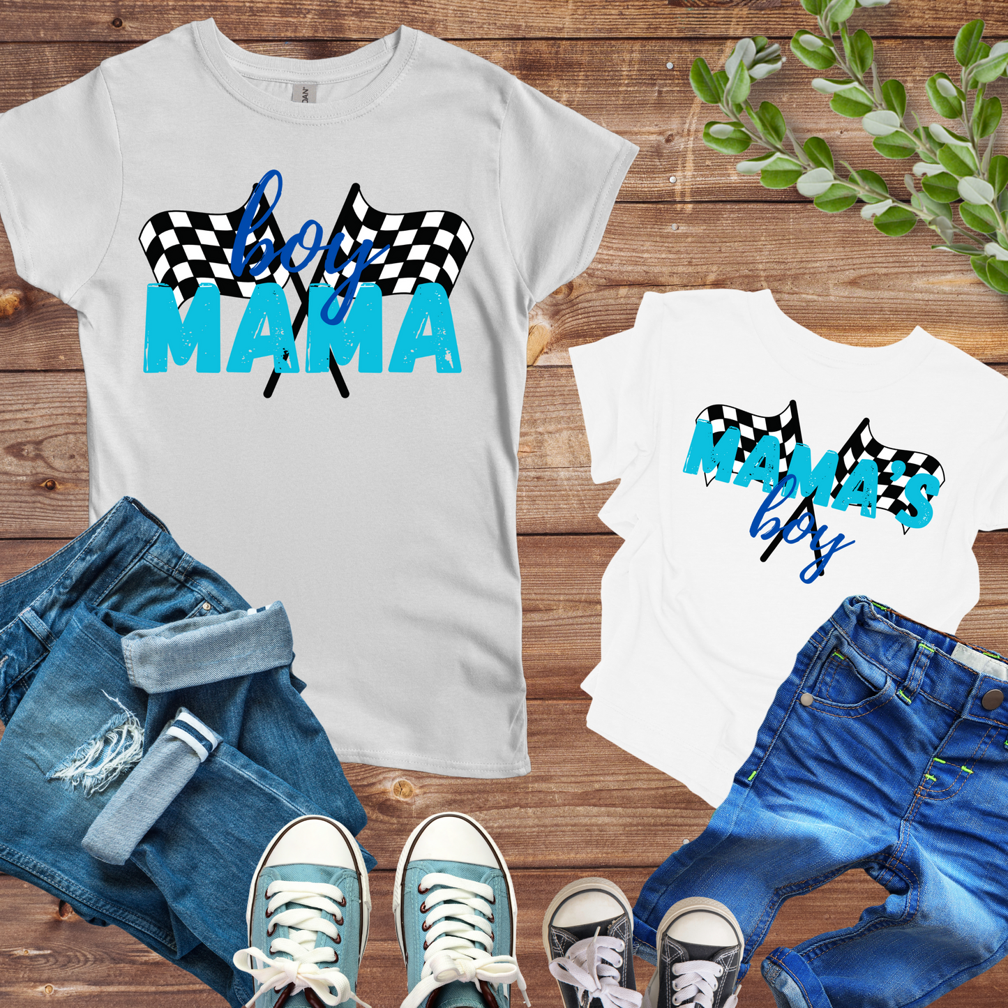 Mom & Son Racing T-shirt Bundle