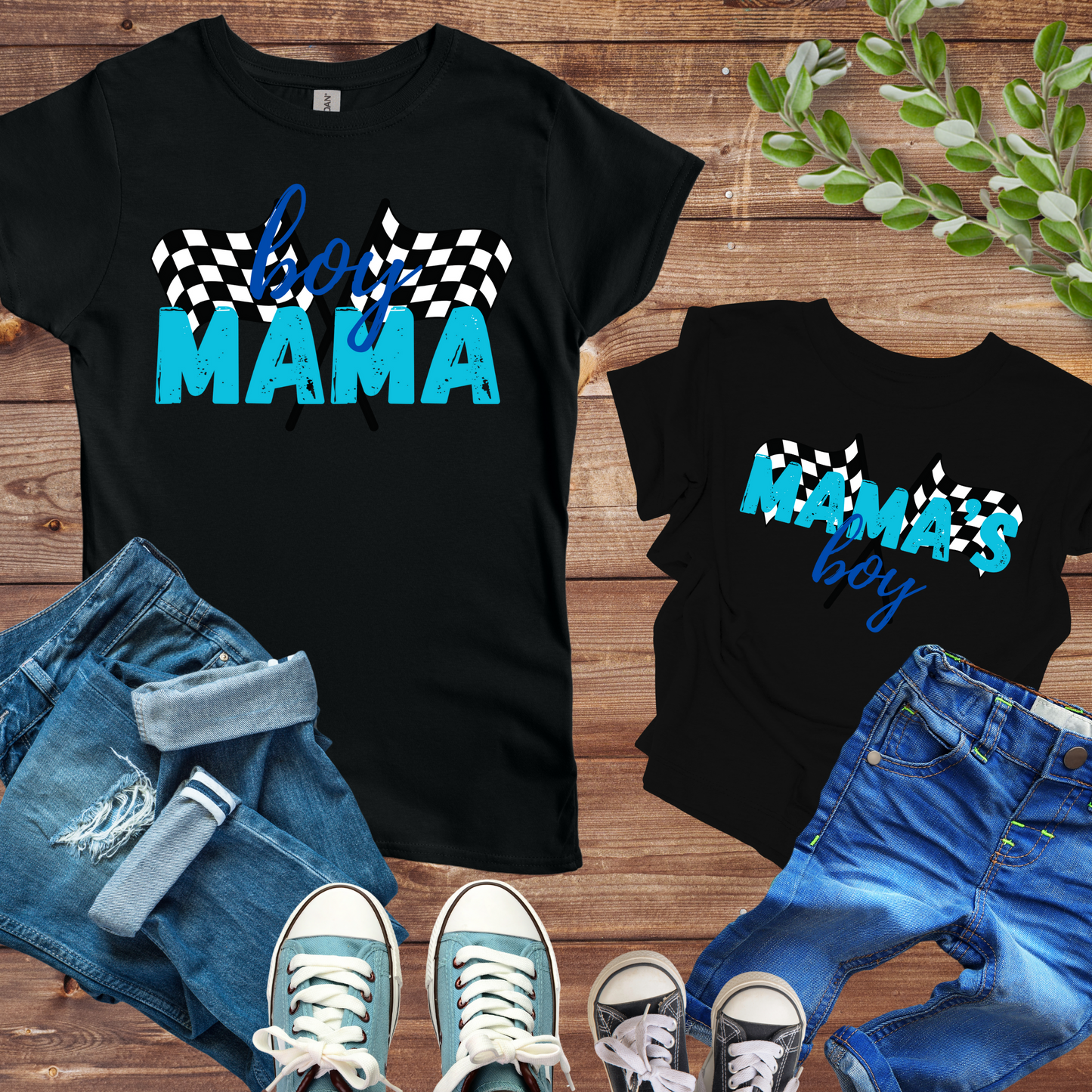 Mom & Son Racing T-shirt Bundle